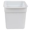 Cambro 8SFSP148 8 qt CamSquare Food Container - Natural White - Image 4