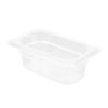 Cambro 92CW135 2 1/2"D Ninth Size Food Pan