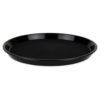 Cambro PT1100110 11" Round Polytread Tray - Black - Image 2