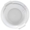 Cambro RFS18148 18 qt Round Storage Container - Natural White - Image 3