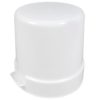 Cambro RFS18148 18 qt Round Storage Container - Natural White - Image 5