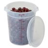 Cambro RFSC6PP190 Cover, for Clear Storage Container, 6 & 8 qt, Translucent, Polypropylene - Image 5