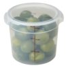 Cambro RFSC6PP190 Cover, for Clear Storage Container, 6 & 8 qt, Translucent, Polypropylene - Image 6