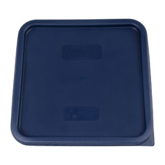 Cambro SFC12453 CamSquare Cover, for 12, 18 & 22 qt Containers, Polyethylene, Blue