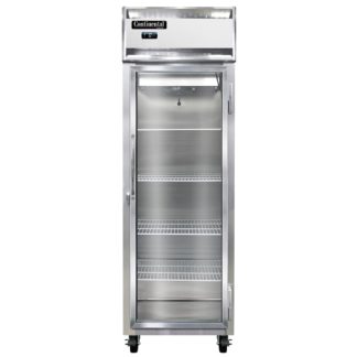 Continental 1FNGD 26" One Section Reach In Freezer - (1) Glass Door, 115v