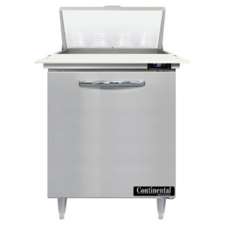 Continental D27N8C 27" Sandwich/Salad Prep Table w/ Refrigerated Base, 115v