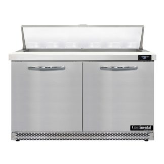 Continental D48N12-FB 48" Sandwich/Salad Prep Table w/ Refrigerated Base, 115v