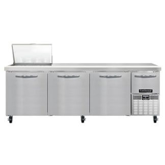 Continental RA93N12M 93" Pizza Prep Table w/ Refrigerated Base, 115v