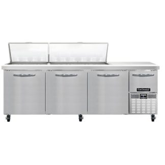 Continental RA93N30M 93" Pizza Prep Table w/ Refrigerated Base, 115v
