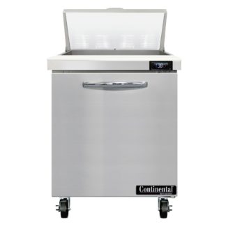 Continental SW27N8 27" Sandwich/Salad Prep Table w/ Refrigerated Base, 115v