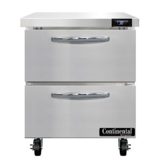 Continental SW27N-D 27" Worktop Refrigerator w/ (1) Sections, 115v