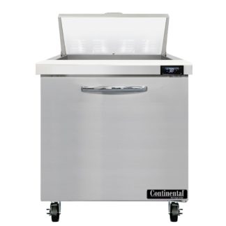 Continental SW32N8 32" Sandwich/Salad Prep Table w/ Refrigerated Base, 115v