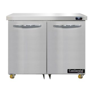 Continental SW36N-U 36" W Undercounter Refrigerator w/ (2) Sections & (2) Doors, 115v