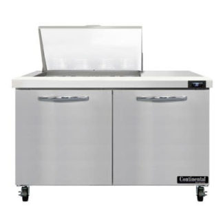 Continental SW48N12M 48" Sandwich/Salad Prep Table w/ Refrigerated Base, 115v