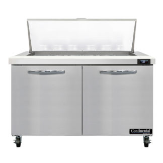 Continental SW48N18M 48" Sandwich/Salad Prep Table w/ Refrigerated Base, 115v
