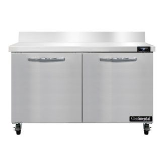 Continental SW48NBS 48" Worktop Refrigerator w/ (2) Sections, 115v