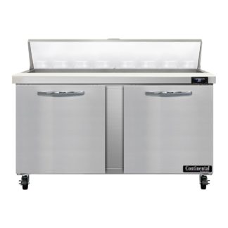Continental SW60N16 60" Sandwich/Salad Prep Table w/ Refrigerated Base, 115v
