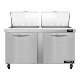 Continental SW60N24M 60" Sandwich/Salad Prep Table w/ Refrigerated Base, 115v