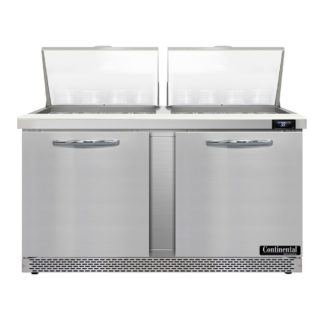 Continental SW60N24M-FB 60" Sandwich/Salad Prep Table w/ Refrigerated Base, 115v