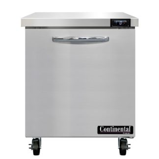 Continental SWF27N 27" W Work Top Freezer w/ (1) Section & (1) Door, 115v