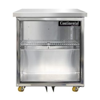 Continental SWF27NGD-U 27"W Undercounter Freezer w/ (1) Section & (1) Door, 115v
