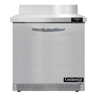 Continental SWF32NBS-FB 32" W Work Top Freezer w/ (1) Section & (1) Door, 115v