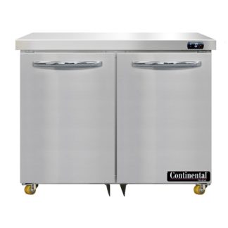 Continental SWF36N-U 36" W Undercounter Freezer w/ (2) Sections & (2) Doors, 115v