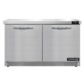 Continental SWF48N-FB 48" W Work Top Freezer w/ (2) Sections & (2) Doors, 115v