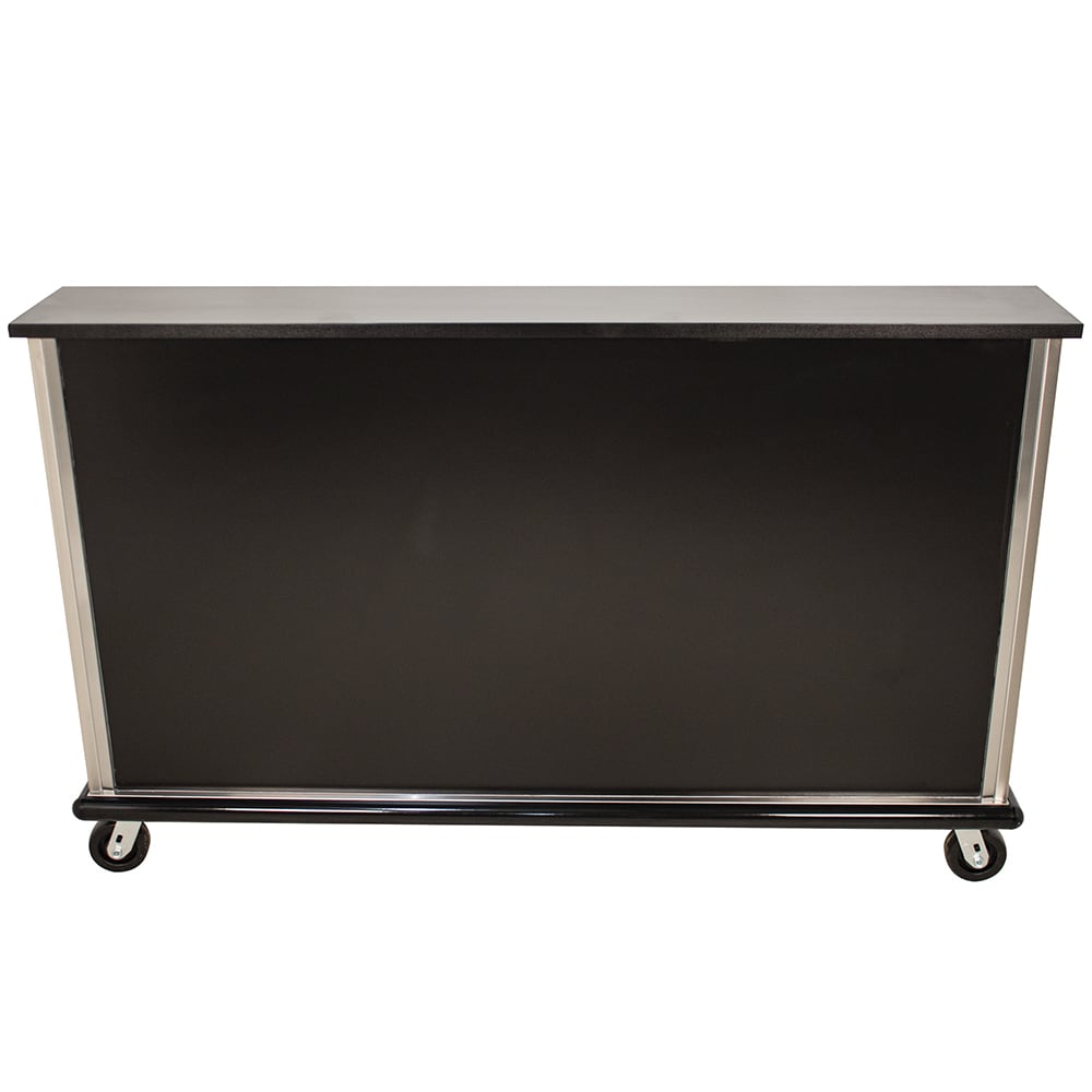 Advance Tabco AMS-6B 72" Portable Bar w/ Open Storage, Workboard & Ice Bin - Image 2