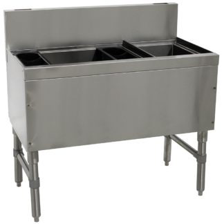 Advance Tabco PRC-24-36L-10 36" Prestige Cocktail Station w/ 70 lb Ice Bin, Stainless