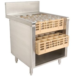 Advance Tabco PROR-24-24 24" Underbar Glass Rack, 3 Adjustable Racks, 29" Front To Back