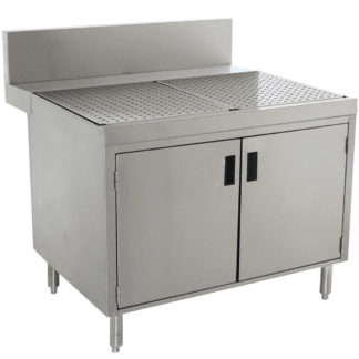 Advance Tabco PRSCD-24-24 24" Stationary Storage Cabinet w/ Hinged Doors, 29" Front To Back