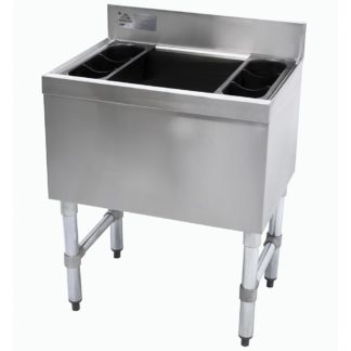 Advance Tabco SLI-16-36 36" Underbar Basics Cocktail Station w/ 155 lb Ice Bin, Stainless