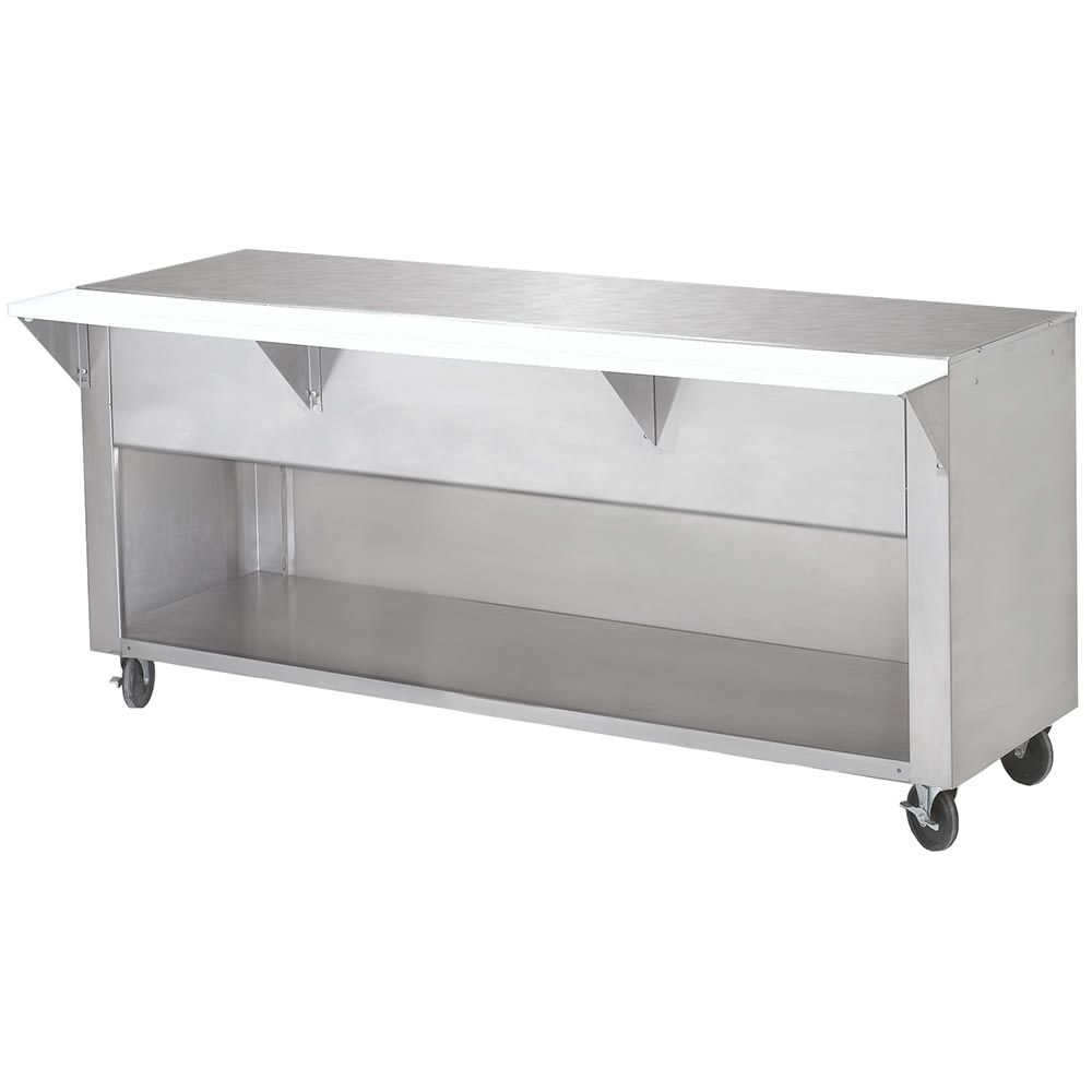 Advance Tabco STU-2-BS 31 13/16" Stationary Serving Counter w/ Shelf & Stainless Top