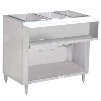 Advance Tabco WB-3G-LP-BS 47 1/8" Hot Food Table w/ (3) Wells & Cutting Board, Liquid Propane