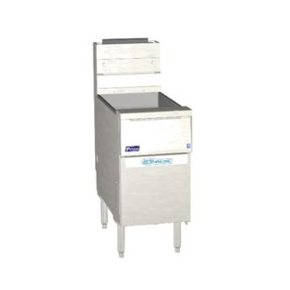 Pitco SSH55 Gas Fryer - (1) 50 lb Vats, Floor Model
