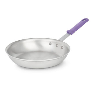 Vollrath 401080 10" Aluminum Frying Pan w/ Solid Silicone Handle