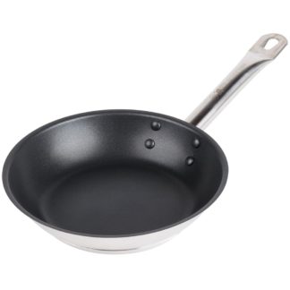 Vollrath N3808 8" Non-Stick Steel Frying Pan w/ Hollow Metal Handle
