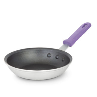 Vollrath T400880 8" Aluminum Frying Pan w/ Solid Silicone Handle