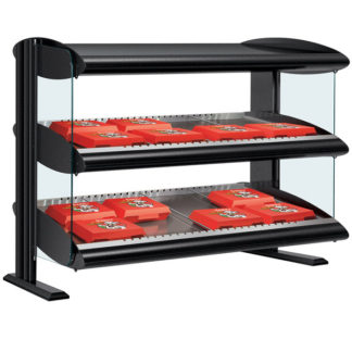 Hatco HXMH-60D 64" Self Service Countertop Heated Display Shelf - (2) Shelves