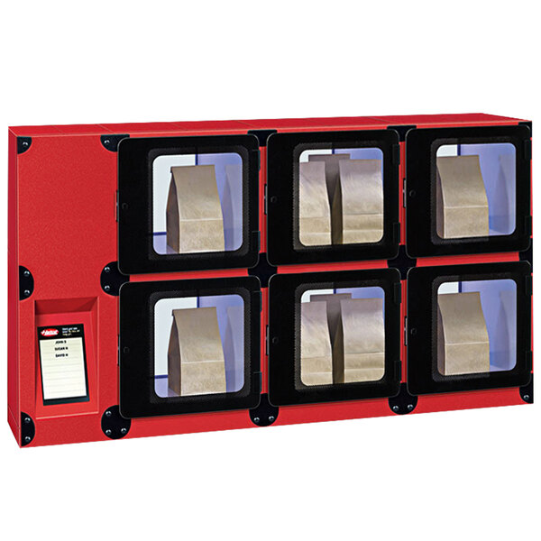 Hatco F2G-32-C 6 Compartment Countertop Heated Food Locker - 61"W x 23 1/8"D x 31 2/3"H, 120v