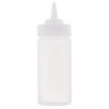 Tablecraft 10853C 8 oz WideMouth Squeeze Dispenser w/ Standard Tip, Natural