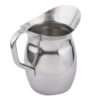 Tablecraft 203 96 oz Stainless Steel Pitcher w/ Mirror Finish - Image 2