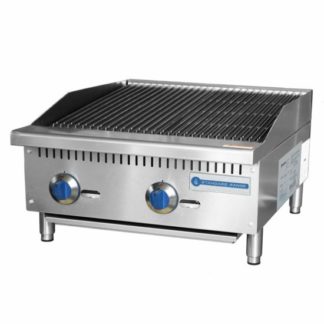 Standard Range SR-CB24-M 24" Gas Countertop Radiant Charbroiler - 70,000 BTU
