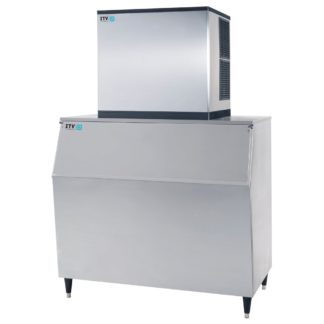 ITV Ice Makers MS1000A2F/S1050 970 lb Spika Full Cube Ice Machine w/ Bin - 1048 lb Storage, Air Cooled, 208/230v/1ph