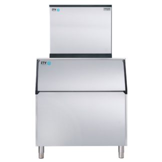 ITV Ice Makers MS1000A2F/S750 970 lb Spika Full Cube Ice Machine w/ Bin - 742 lb Storage, Air Cooled, 208/230v/1ph