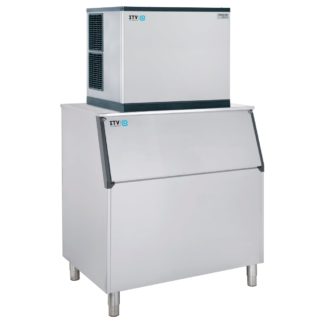 ITV Ice Makers MS1000A2F/S900 970 lb Spika Full Cube ice Machine w/ Bin - 858 lb Storage, Air Cooled, 208/230v/1ph