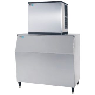 ITV Ice Makers MS1000A2H/S1050 970 lb Spika Half Cube Ice Machine w/ Bin - 1048 lb Storage, Air Cooled, 208/230v/1ph