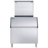 ITV Ice Makers MS1000W2F/S750 974 lb Spika Full Cube Ice Machine w/ Bin - 742 lb Storage, Water Cooled, 208/230v/1ph