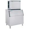 ITV Ice Makers MS1000W2F/S750 974 lb Spika Full Cube Ice Machine w/ Bin - 742 lb Storage, Water Cooled, 208/230v/1ph - Image 2